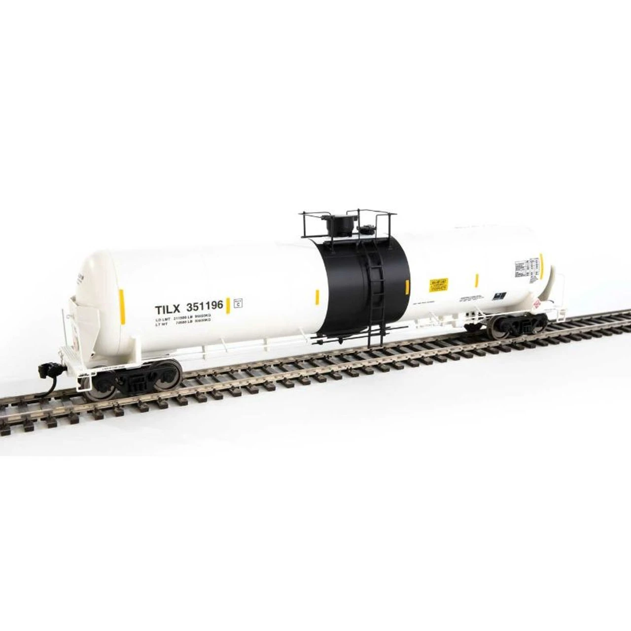Walthers Proto 920-100757 - 55' Trinity Modified 30,145-Gallon Tank Car Trinity Industries (TILX) 351196 - HO Scale 1 Walthers Proto 920-100757 - 55' Trinity Modified 30,145-Gallon Tank Car Trinity Industries (TILX) 351196 - HO Scale
