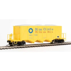 Walthers Proto 920-106017 - 40' Ortner 100-Ton Open Aggregate Hopper Blue Circle Cement (WBCX) 73006 - HO Scale