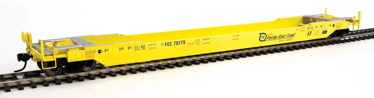 Walthers Proto 920-109038 - Gunderson Rebuilt All-Purpose 53' Well Car Florida East Coast (FEC) 70175 - HO Scale 1 Walthers Proto 920-109038 - Gunderson Rebuilt All-Purpose 53' Well Car Florida East Coast (FEC) 70175 - HO Scale