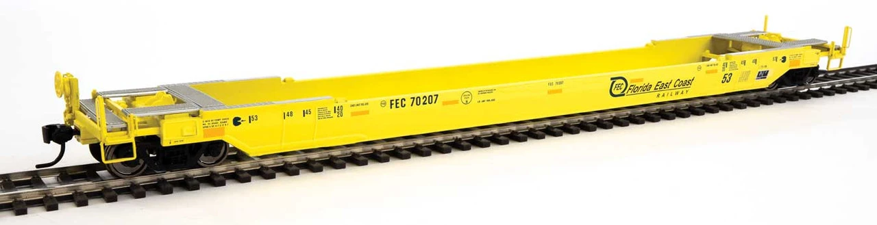 Walthers Proto 920-109039 - Gunderson Rebuilt All-Purpose 53' Well Car Florida East Coast (FEC) 70207 - HO Scale 1 Walthers Proto 920-109039 - Gunderson Rebuilt All-Purpose 53' Well Car Florida East Coast (FEC) 70207 - HO Scale