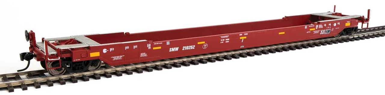 Walthers Proto 920-109041 - Gunderson Rebuilt All-Purpose 53' Well Car St. Mary's West (SMW) 210252 - HO Scale 1 Walthers Proto 920-109041 - Gunderson Rebuilt All-Purpose 53' Well Car St. Mary's West (SMW) 210252 - HO Scale