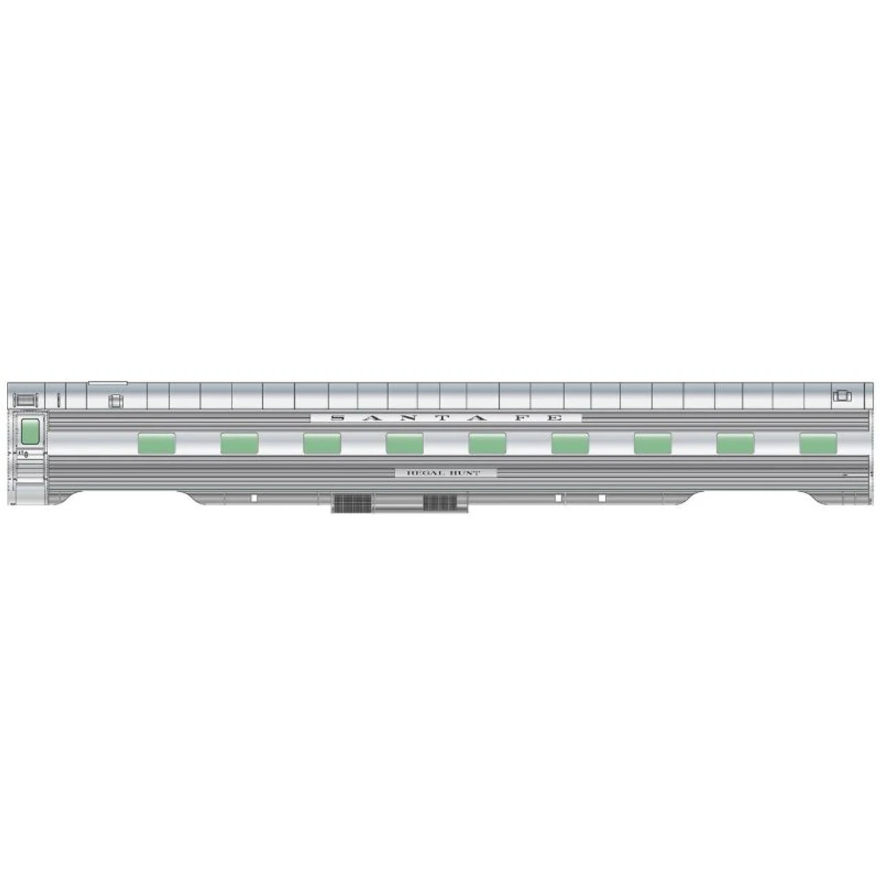 Walthers Proto 920-15252 - 85' Pullman-Standard 4-4-2 Sleeper Atchison, Topeka And Santa Fe (ATSF) Regal Lane - HO Scale 1 Walthers Proto 920-15252 - 85' Pullman-Standard 4-4-2 Sleeper Atchison, Topeka And Santa Fe (ATSF) Regal Lane - HO Scale