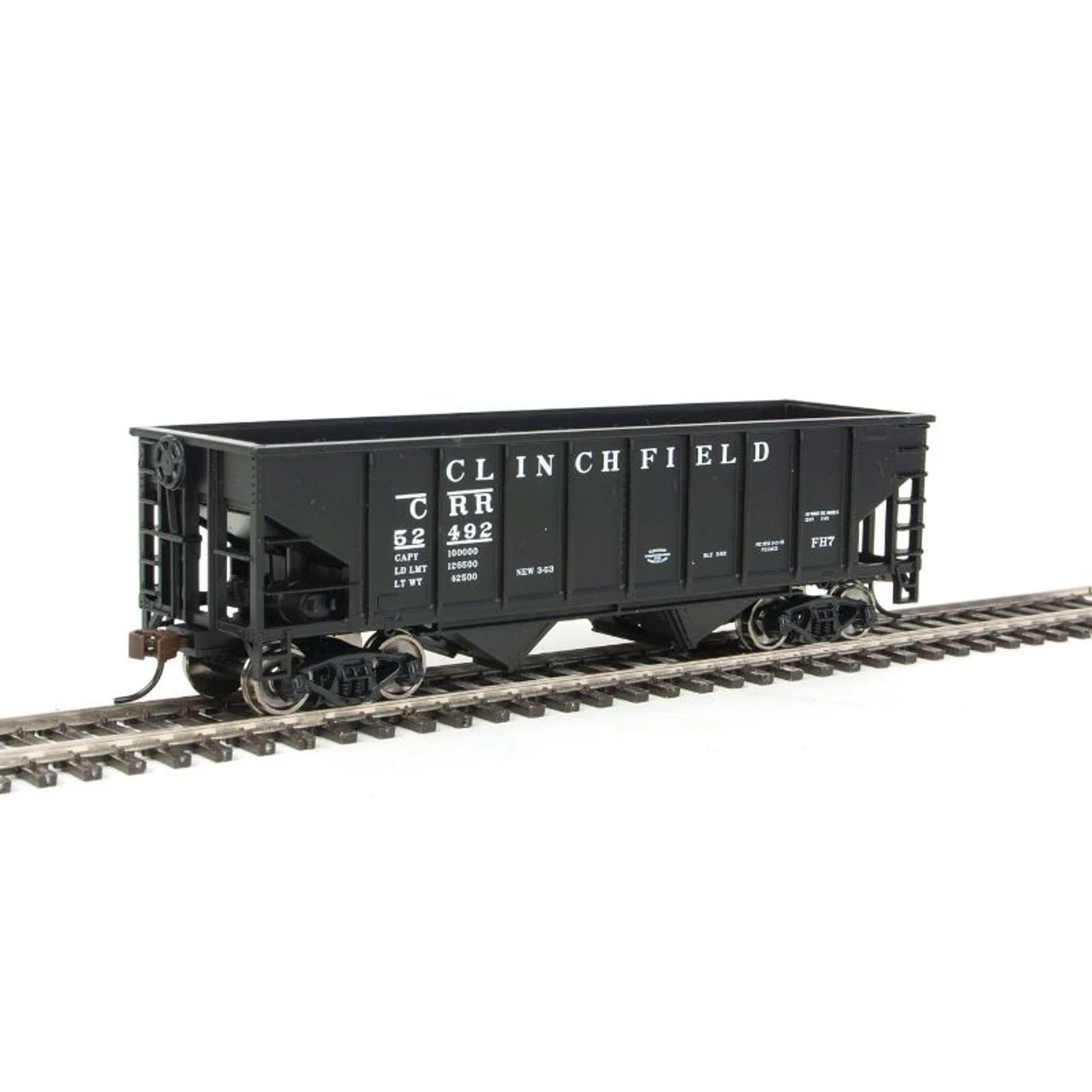 Walthers Trainline 931-1840 - Two Bay Hopper Clinchfield (CRR) 52492 - HO Scale 1 Walthers Trainline 931-1840 - Two Bay Hopper Clinchfield (CRR) 52492 - HO Scale