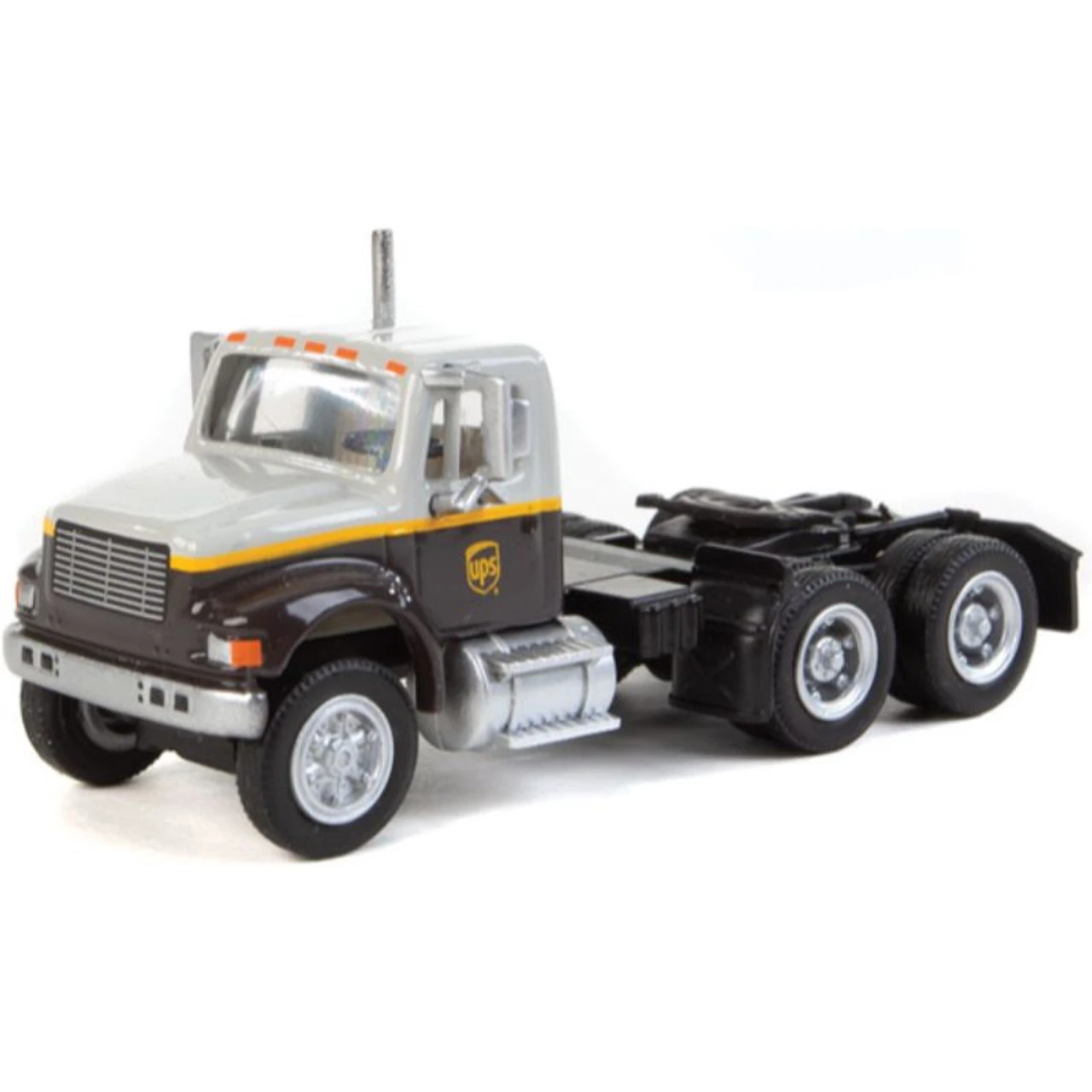 Walthers SceneMaster 949-11186 - International 4900 Dual-Axle Semi Tractor Only - Assembled UPS Freight - HO Scale 1 Walthers SceneMaster 949-11186 - International 4900 Dual-Axle Semi Tractor Only - Assembled UPS Freight - HO Scale