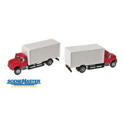 Walthers SceneMaster 949-11291 - Intl 4900 1-Axle Van Rd/Wh - HO Scale