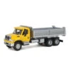 Walthers SceneMaster 949-11663 - 7602 Heavy Dump Truck - Yellow - HO Scale