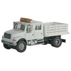 Walthers SceneMaster 949-11894 - 4900 Open Steak Bed - White MOW - HO Scale