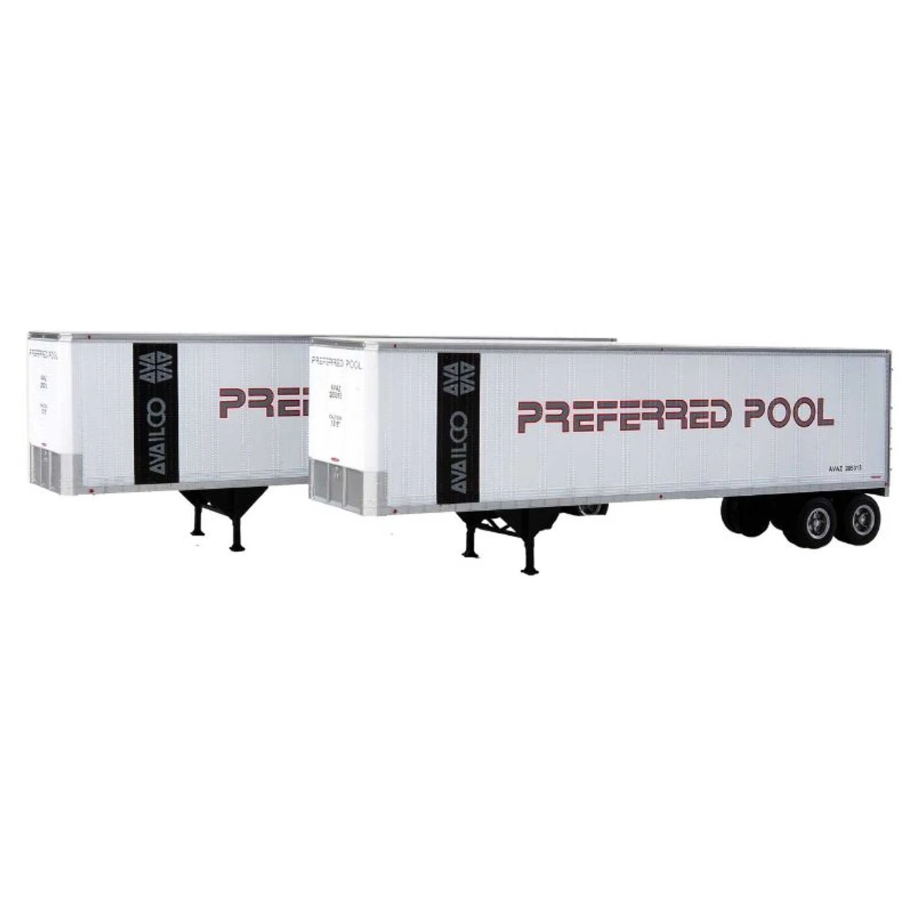 Walthers SceneMaster 949-2515 - 40' Trailmobile Trailer 2-Pack Preferred Pool - HO Scale 1 Walthers SceneMaster 949-2515 - 40' Trailmobile Trailer 2-Pack Preferred Pool - HO Scale