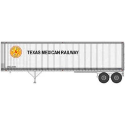 Walthers SceneMaster 949-2516 - 40' Trailmobile Trailer 2-Pack Texas Mexican Railway (STMZ) - HO Scale