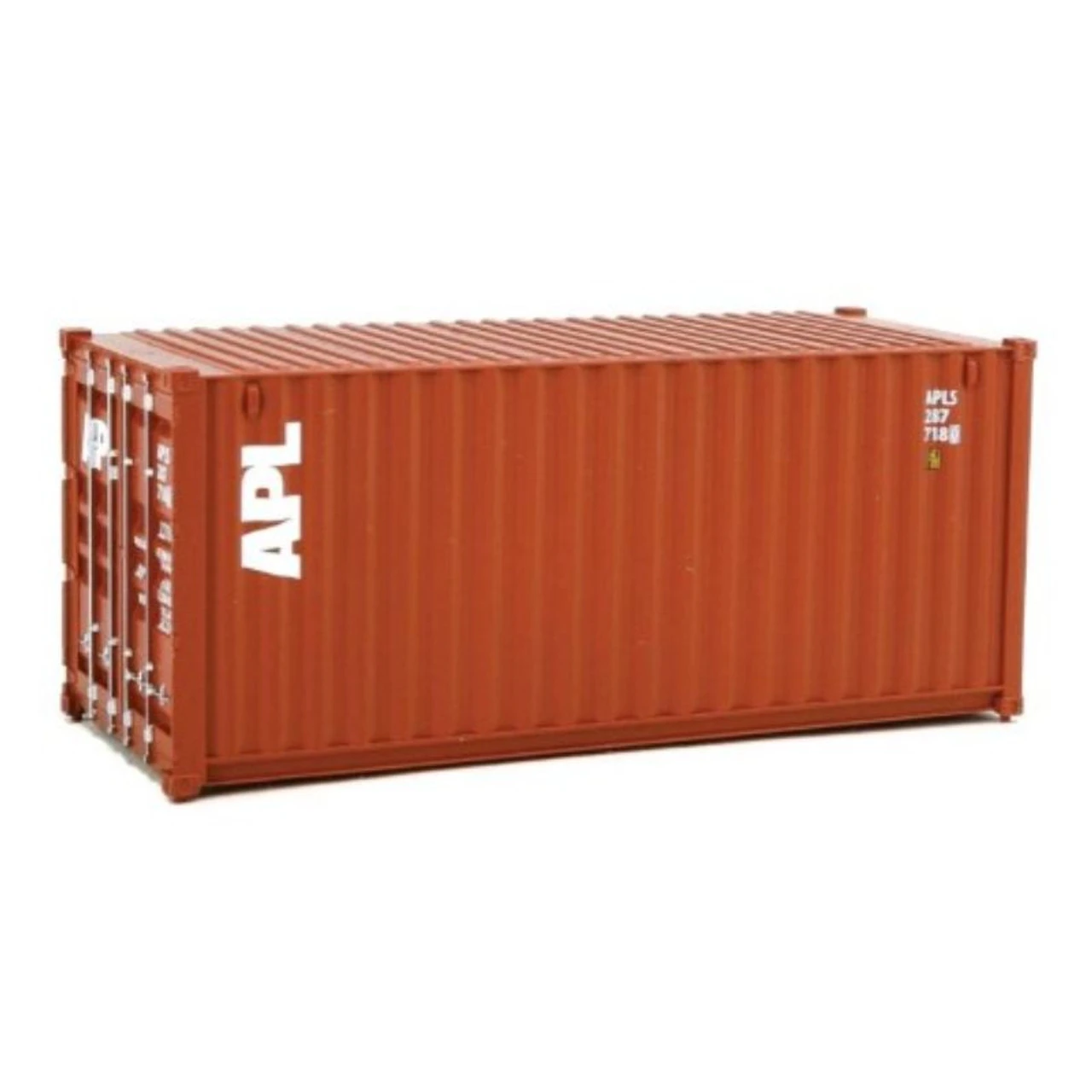 Walthers SceneMaster 949-8061 - 20' Corrugated Container APLZ - HO Scale 1 Walthers SceneMaster 949-8061 - 20' Corrugated Container APLZ - HO Scale
