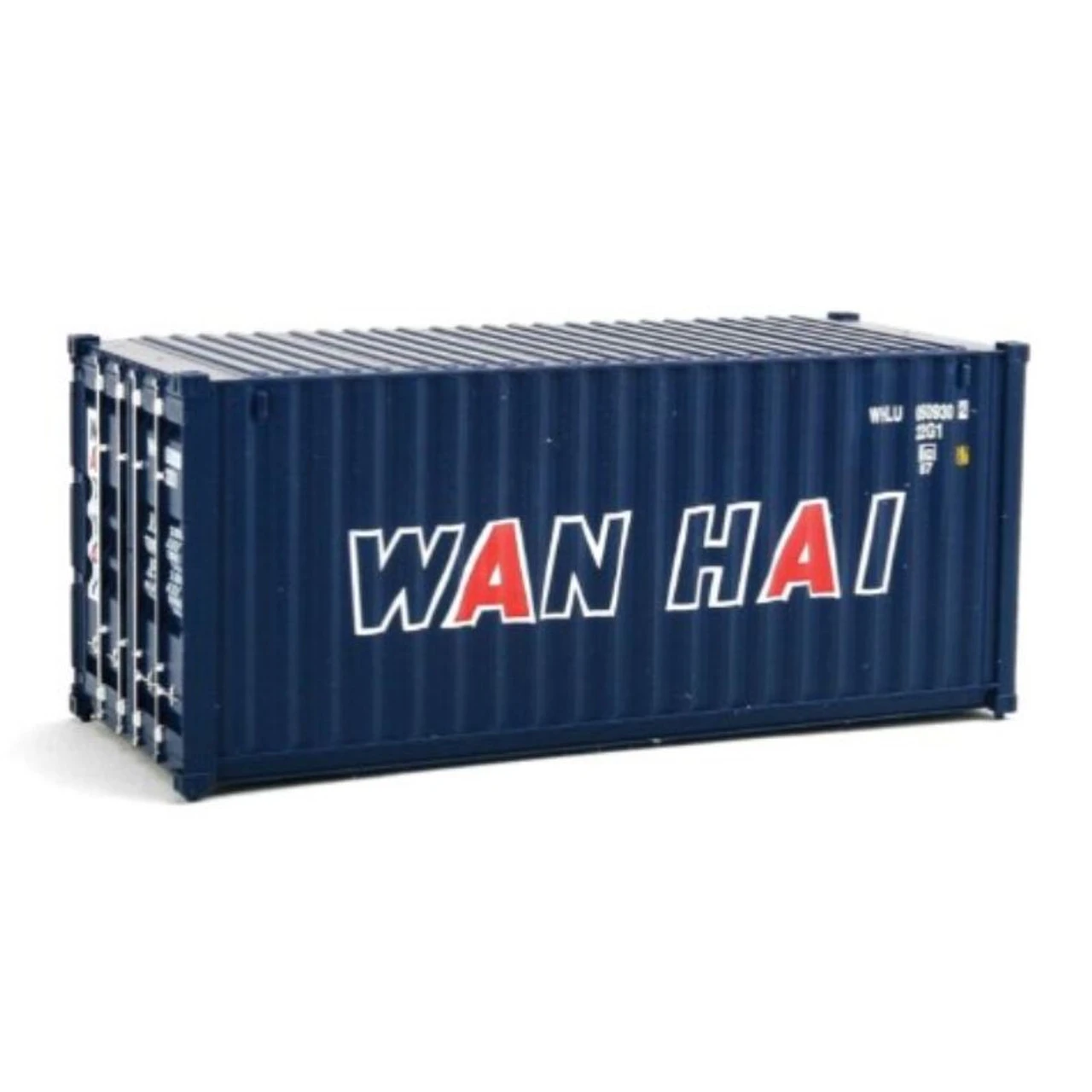 Walthers SceneMaster 949-8066 - 20' Corrugated Container Wan Hai - HO Scale 1 Walthers SceneMaster 949-8066 - 20' Corrugated Container Wan Hai - HO Scale