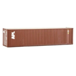 Walthers SceneMaster 949-8213 - 40' Hi Cube Corrugate Container W/ Flat Roof APLZ - HO Scale
