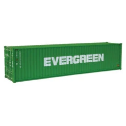 Walthers SceneMaster 949-8258 - 40' Hi Cube Corrugated Side Container Evergreen - HO Scale