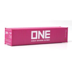 Walthers SceneMaster 949-8275 - 40' Hi Cube Corrugated Side Container Ocean Network Express (ONE) - HO Scale