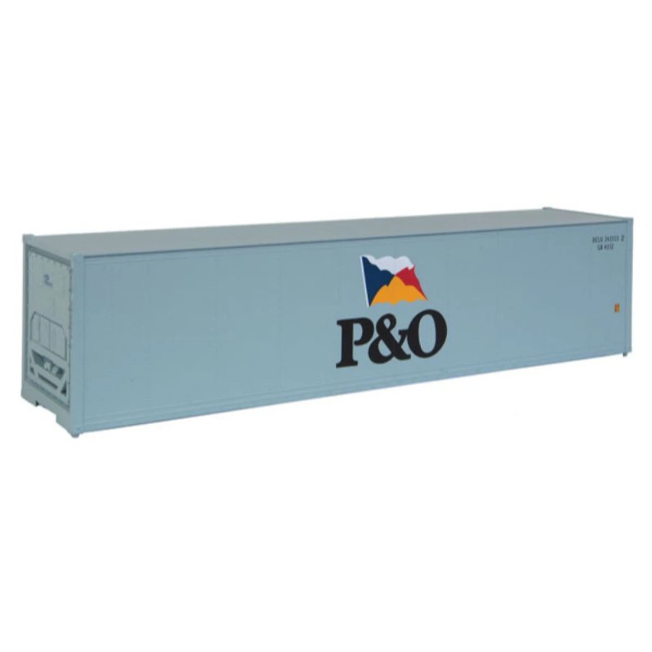 Walthers SceneMaster 949-8354 - 40' Hi Cube Smooth Side Container P&O - HO Scale 1 Walthers SceneMaster 949-8354 - 40' Hi Cube Smooth Side Container P&O - HO Scale