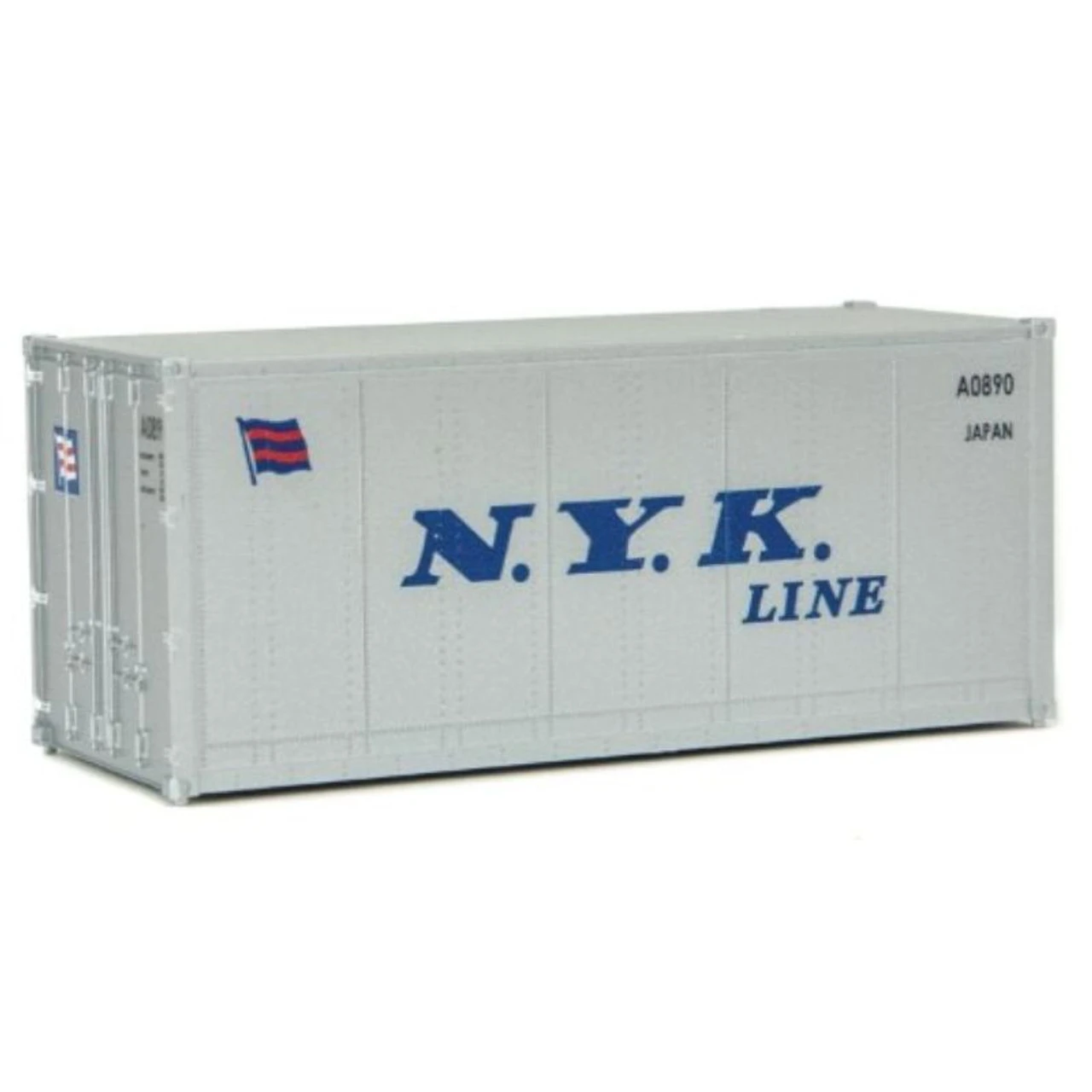 Walthers SceneMaster 949-8655 - 20' Smooth Side Container NYK Lines - HO Scale 1 Walthers SceneMaster 949-8655 - 20' Smooth Side Container NYK Lines - HO Scale