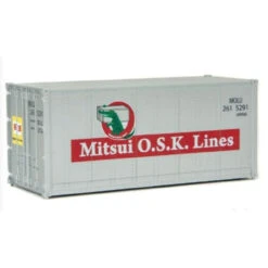 Walthers SceneMaster 949-8657 - 20' Smooth Side Container Mitsui OSK Lines - HO Scale