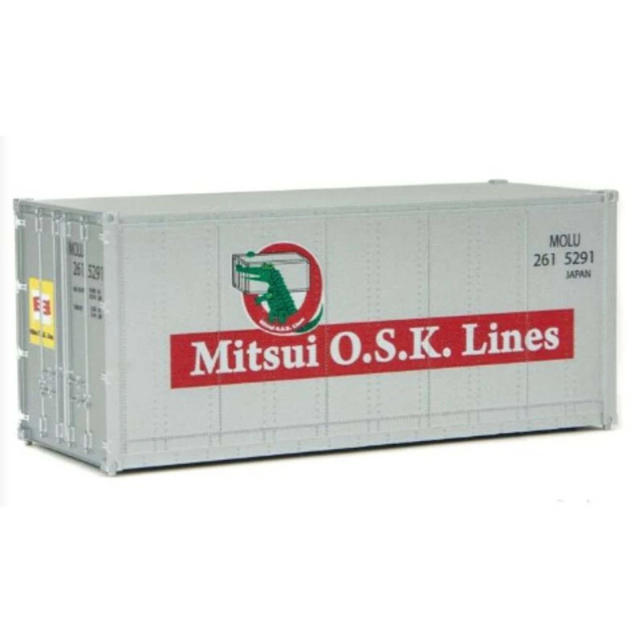 Walthers SceneMaster 949-8657 - 20' Smooth Side Container Mitsui OSK Lines - HO Scale 1 Walthers SceneMaster 949-8657 - 20' Smooth Side Container Mitsui OSK Lines - HO Scale