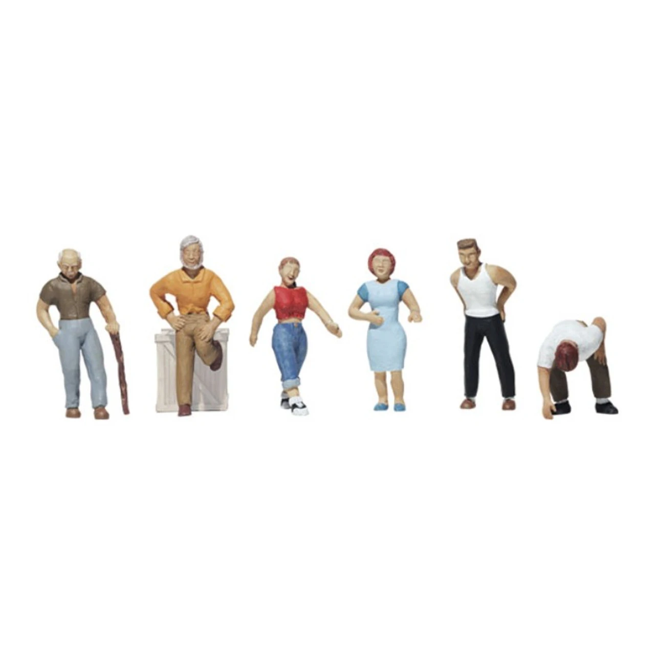 Woodland Scenics #1824 - Ordinary People - HO Scale 1 Woodland Scenics #1824 - Ordinary People - HO Scale