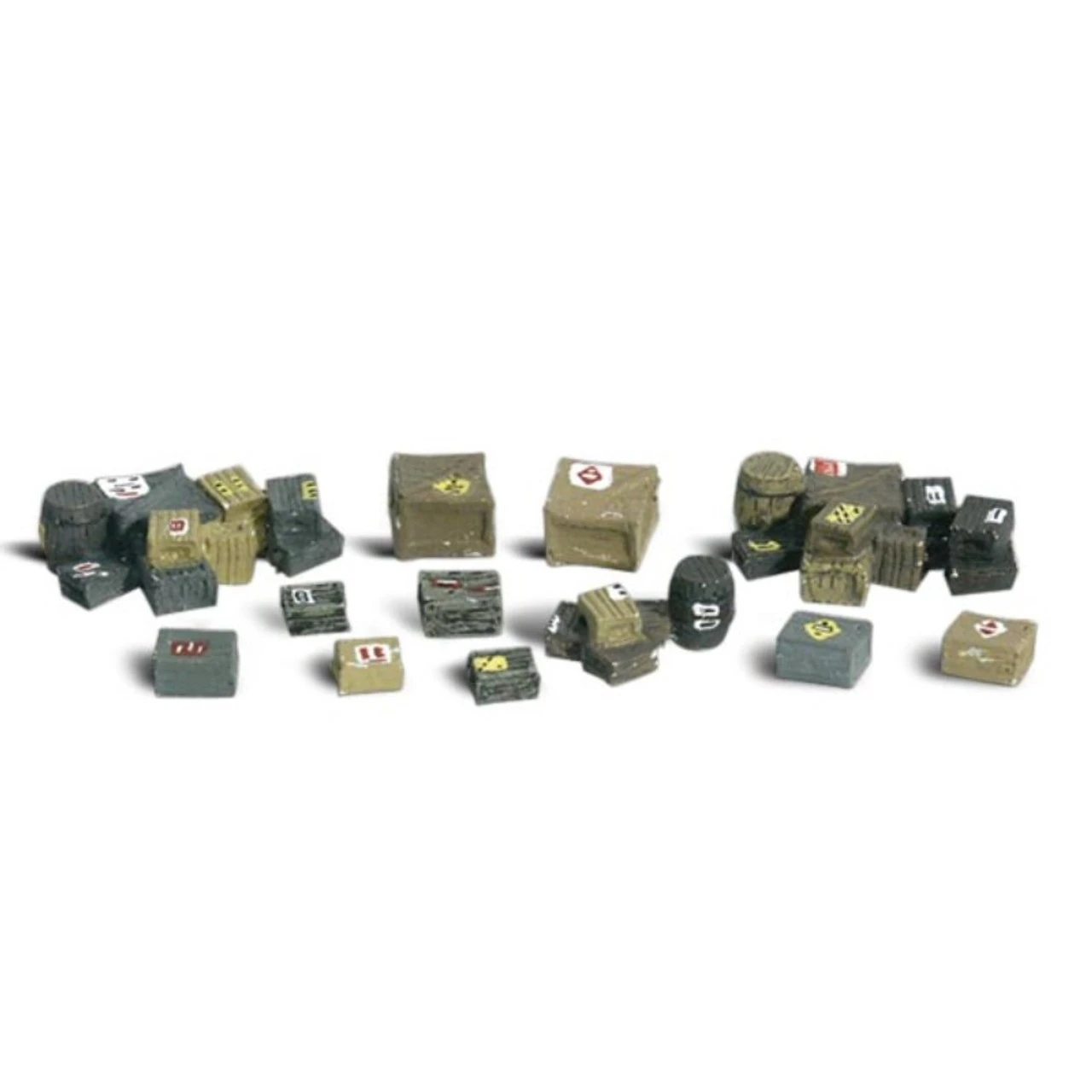 Woodland Scenics #1855 - Assorted Crates - HO Scale 1 Woodland Scenics #1855 - Assorted Crates - HO Scale