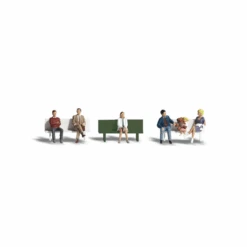 Woodland Scenics #1861 - Bus Stop People - HO Scale