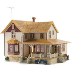 Woodland Scenics 5046 - Corner Porch House - HO Scale