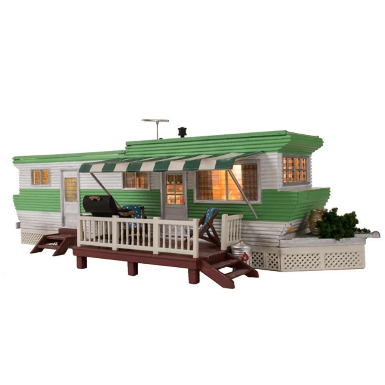 Woodland Scenics #5060 - Grillin And Chillin Trailer - HO Scale 1 Woodland Scenics #5060 - Grillin And Chillin Trailer - HO Scale